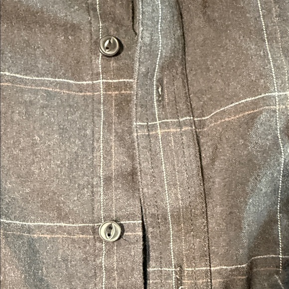 1901 Dark Blue Plaid Flannel Shirt - Picture 4 of 6